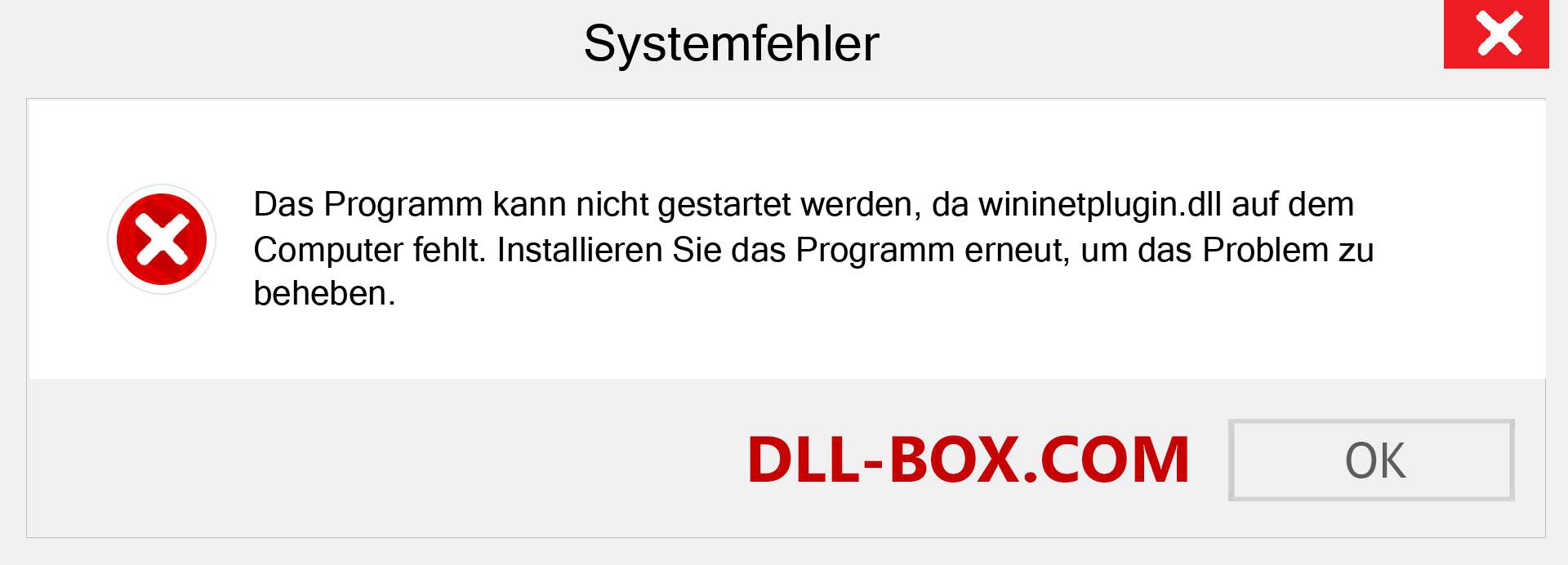 wininetplugin.dll-Datei fehlt?. Download für Windows 7, 8, 10 - Fix wininetplugin dll Missing Error unter Windows, Fotos, Bildern